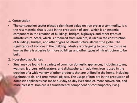 Describe the different types of Iron Ore | PPT