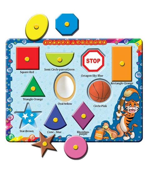 Blue Shapes & Colours Puzzle 2 in 1 - Buy Blue Shapes & Colours Puzzle ...