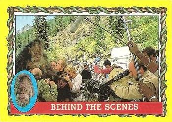 1987 Topps Harry and the Hendersons #73 Behind the Scenes | The Trading ...