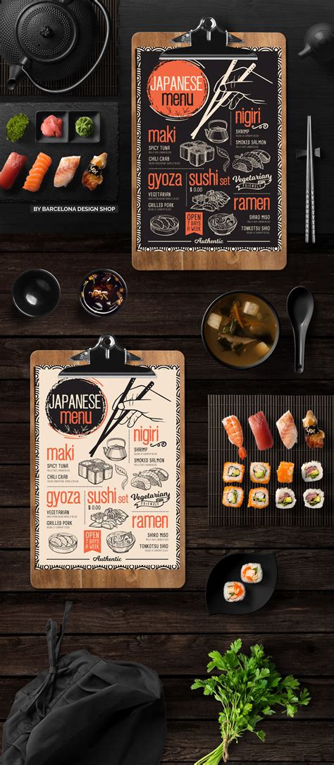 Japanese Food Menu on Behance