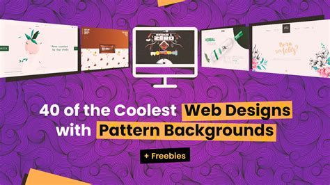 40 of the Coolest Web Designs with Pattern Backgrounds + Freebies | GraphicMama Blog