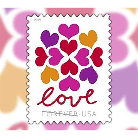 100-Pack USPS Forever Stamps - 2018 U.S. Flag, Hearts Blossom, or ...