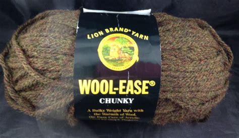 Wool Ease Chunky Yarn Walnut Lion Brand Acrylic Wool Blend 23032631271 | eBay | Chunky yarn ...