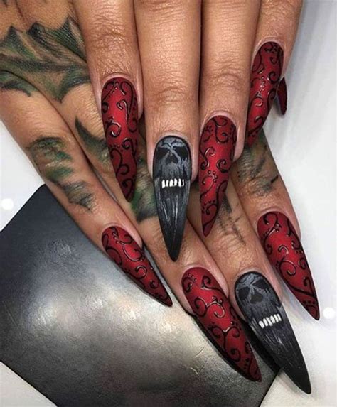 12+ Halloween Coffin Nails Art Designs & Ideas 2018 | Fabulous Nail Art ...