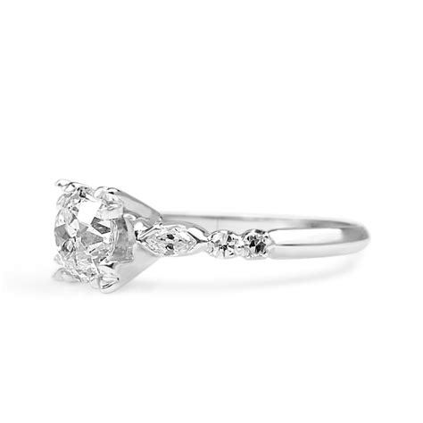 Platinum Vintage Old Cut Diamond Solitaire Ring – BURLINGTON