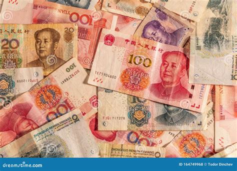 Chinese Renminbi RMB. People`s Currency Stock Photo - Image of banknote ...