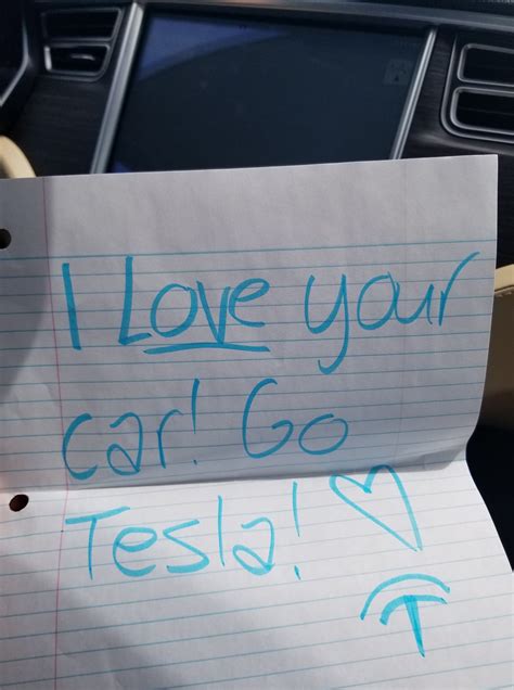 Came back to car and found an awesome note!! Laura Graham/FB : r ...