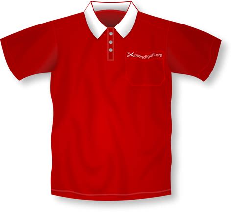 Red Polo Shirt - Openclipart