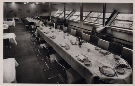 Photos of the interior of the hindenburg