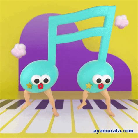 Dancing Music Notes GIFs - Get the best GIF on GIPHY