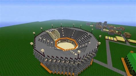 Minecraft - Roman Coliseum | Speed Building - YouTube