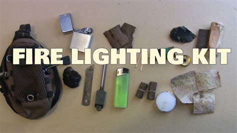 Bushcraft Fire Lighting Kit - YouTube