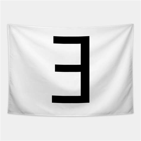 E Backwards Letter - There Exists (Maths Symbol) - Maths - Tapestry | TeePublic