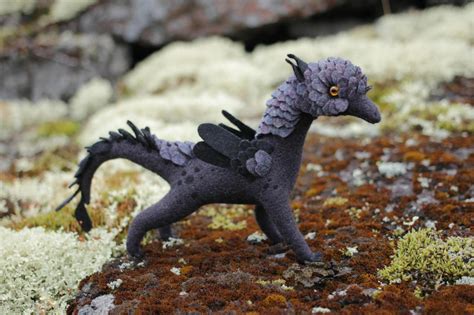 Felt Dragons by Alena Bobrova on Etsy See our ‘dragons’ tag | Felt dragon, Felt plushie, Felt