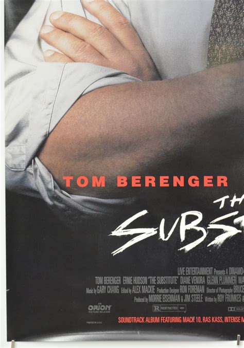 Substitute (The) - Original Movie Poster