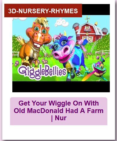 Get Your Wiggle On With Old MacDonald Had A Farm | Nursery Rhyme The GiggleBellies With ...