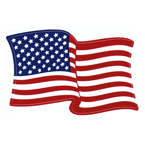 United States Flag Waving Clip Art