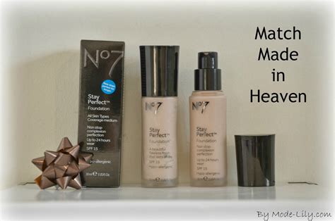 Review of No7 Stay Perfect Liquid Foundation - Mode Lily