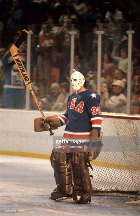 USA goalie Jim Craig during Gold Medal Game vs Finland at Olympic... | Team usa hockey, Usa ...