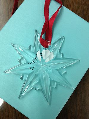Tiffany & Co. Crystal Star Ornament , New with box and ribbon! 3 dimensional! | #368558650