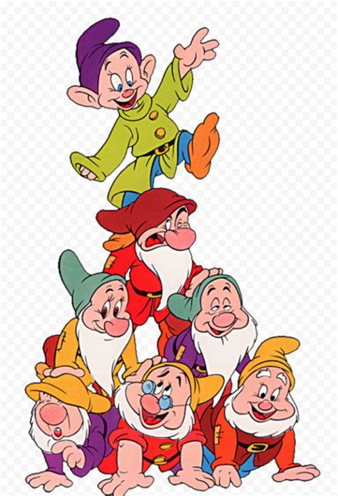 HD Snow White 7 Dwarfs Cartoon Characters PNG | Citypng