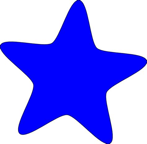 Blue Star Clip Art at Clker.com - vector clip art online, royalty free ...