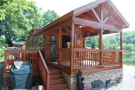 44' x 12' Top Line - Park Model Log Cabin | Mountain Recreation Log Cabins