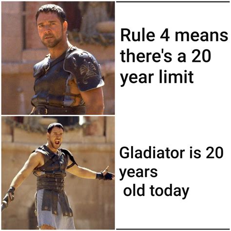 Gladiator turned 20 years old today : r/HistoryMemes