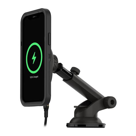 Otterbox 15W Wireless Charger Car Dashboard Mount for MagSafe - Black (Radiant Night)