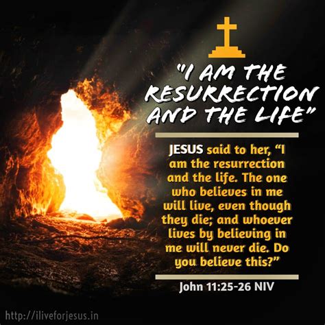 The Resurrection and the Life - I Live For JESUS