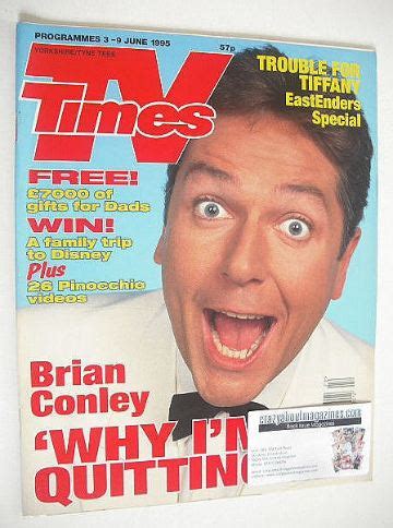 TV Times magazine - Brian Conley cover (3-9 June 1995)