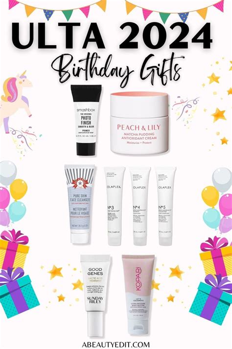 Ulta Birthday Gifts 2024 in 2024 | Beauty products gifts, Free birthday gifts, Ulta