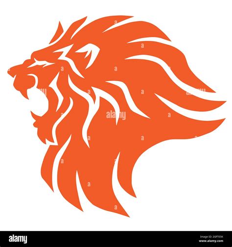 Roaring Lion Head Logo Vector Icon Design Stock Vector Image & Art - Alamy