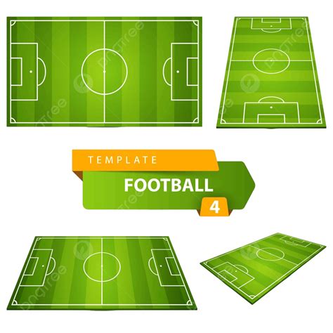 Fútbol Cancha De Fútbol Cuatro Elementos Diseño De Juego De Fútbol ...