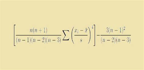 KURT Function for Kurtosis in Excel