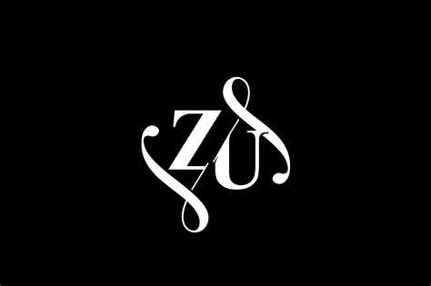 ZU Monogram Logo Design V6 Graphic by Greenlines Studios · Creative Fabrica