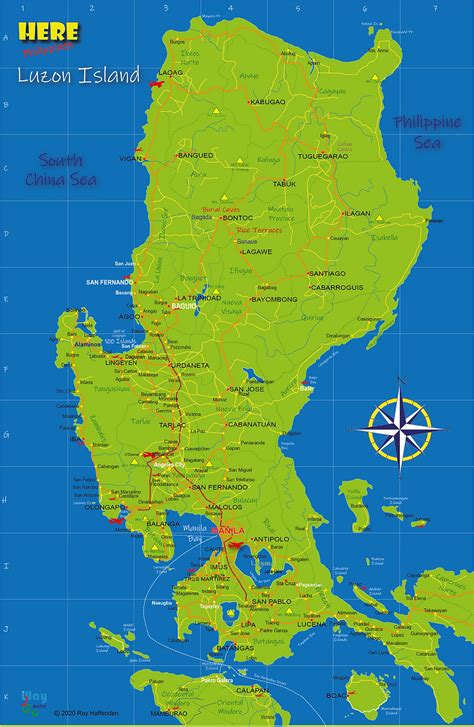 Map of Luzon | herephilippines