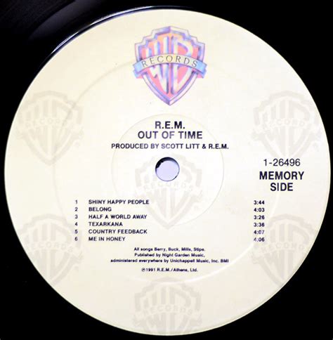 R.E.M. - Out Of Time - Used Vinyl - High-Fidelity Vinyl Records and Hi ...