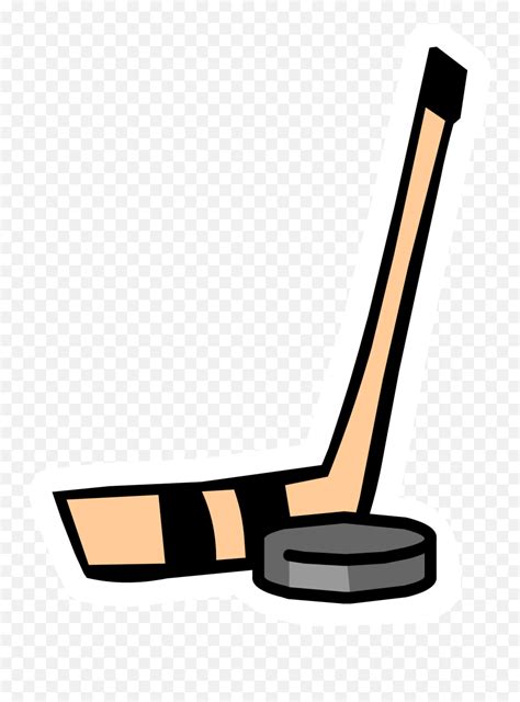 Hockey Puck And Stick Transparent Png - Simple Cartoon Hockey Stick Emoji,Hockey Puck Emoji ...