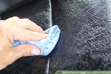 4 Ways to Remove Paint From a Leather Auto Seat - wikiHow