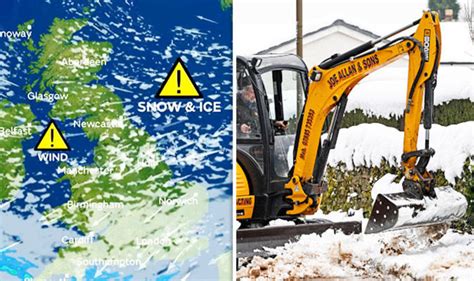 Met Office warning: Snow set to cause severe travel disruption and villages to be cut off ...