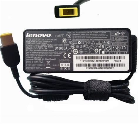 Lenovo Square Pin Laptop Charger 20v 3.25a 65w (USB)