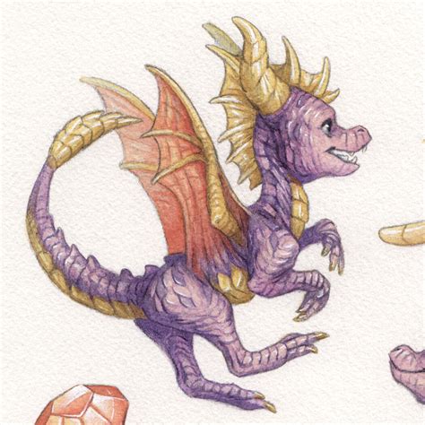 ArtStation - Spyro Watercolours