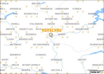 Monschau (Germany) map - nona.net