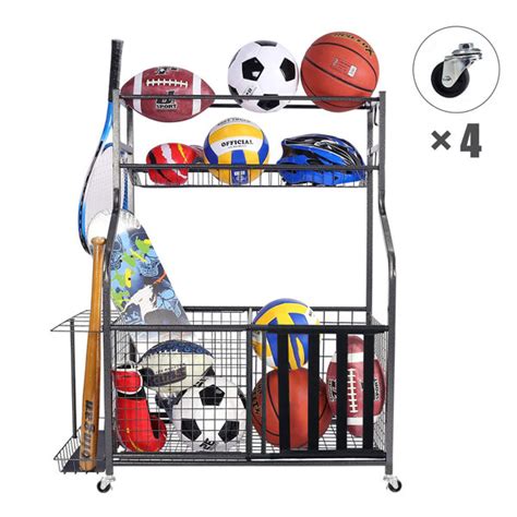 ZACHVO Freestanding Sports Storage Rack for Sports Gear & Reviews | Wayfair