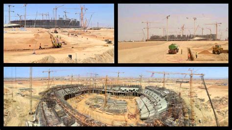 King Abdullah Sports Stadium Construction - Jeddah KASC - YouTube