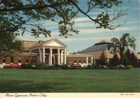 Amherst College - Alumni Gymnasium Massachusetts Postcard