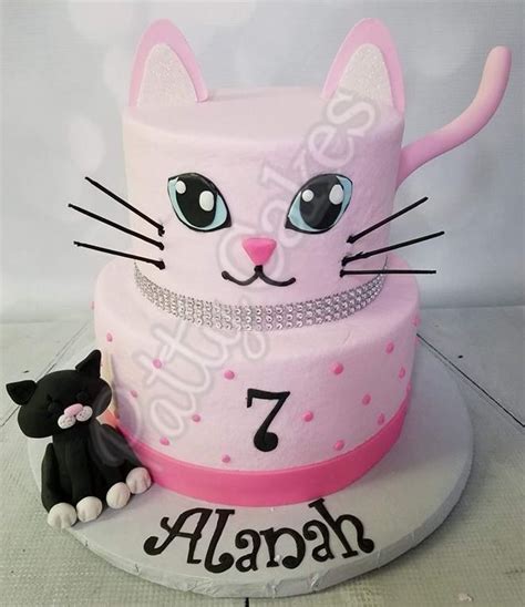 Cute Anime Cats Cake Topper | Birthday cake for cat, Birthday cake kids ...