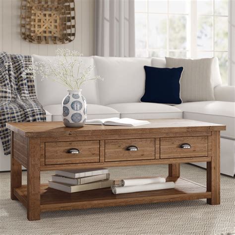 Seneca Coffee Table with Storage | Coffee table with storage, Living ...