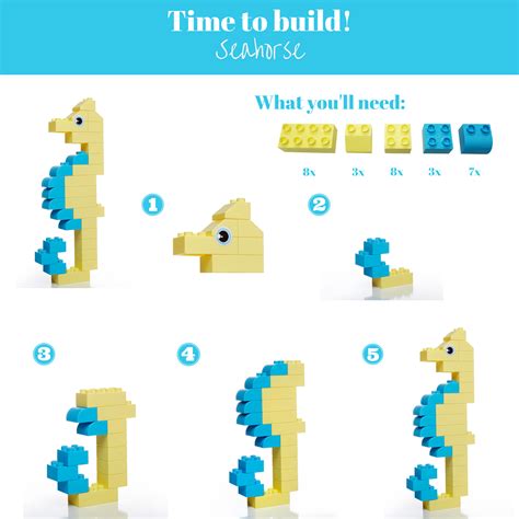 Meet our Bubbly Seahorse :) Here's a step-by-step guide on how to build ...